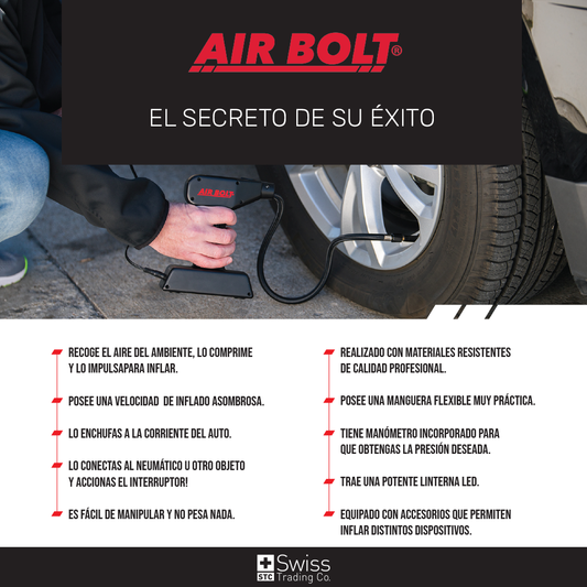 Air Bolt Compresor de Aire Portátil