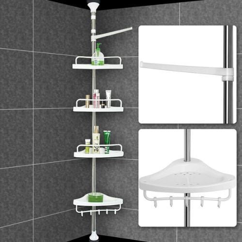 Esquinero De Ducha Ajustable Multi Uso ideal para Organizar tu baño