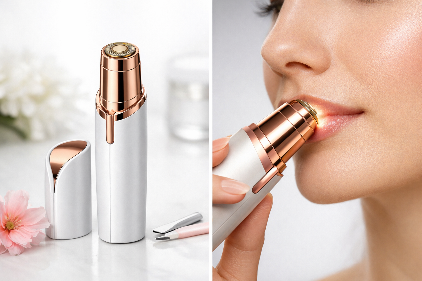 DEPILADORA FACIAL Suavidad Instantánea, Uso Fácil