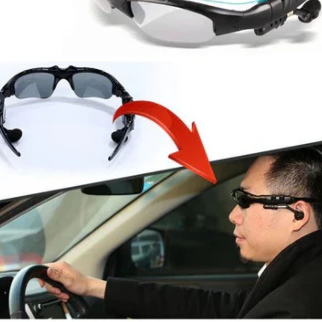 Lentes bluetooth con audífonos: Solo conecta Bluetooth y usa tus lentes con total comodidad