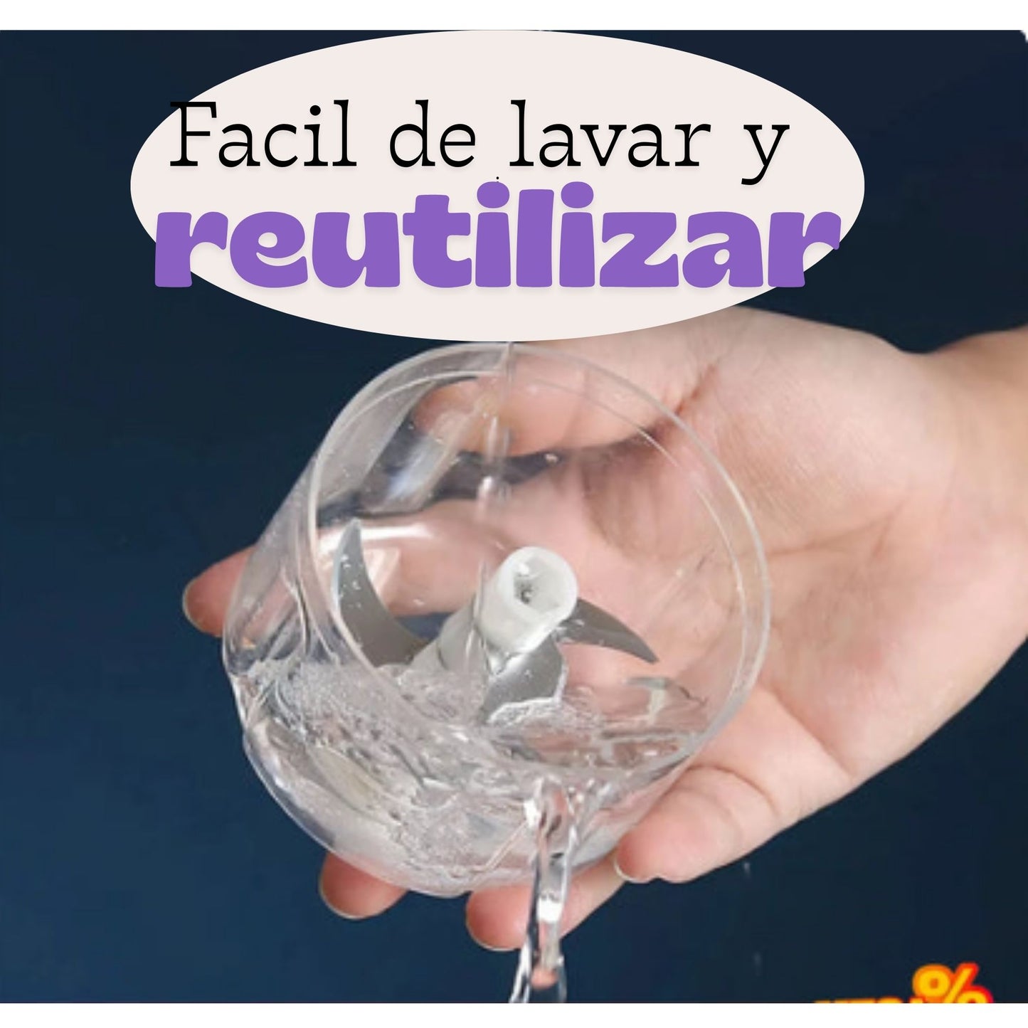 Mini Cortadora de Verduras USB  • Rápida • Portátil • Recargable • Sin cables molestos