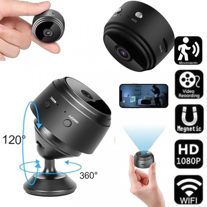 VigilPro Cam MINI CAMARA ESPIA A9  - Controla tu hogar en tiempo real