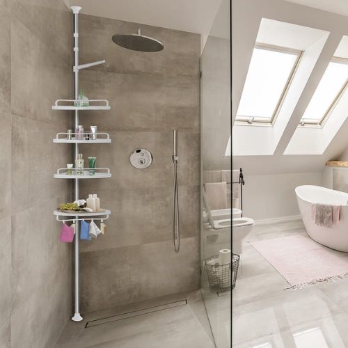Esquinero De Ducha Ajustable Multi Uso ideal para Organizar tu baño