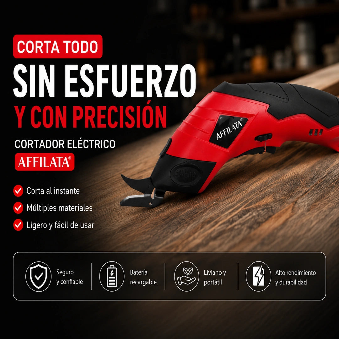 SwiftCut Pro - Corta múltiples materiales: Tijera Eléctrica Inalámbrica