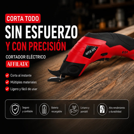 SwiftCut Pro - Corta múltiples materiales: Tijera Eléctrica Inalámbrica