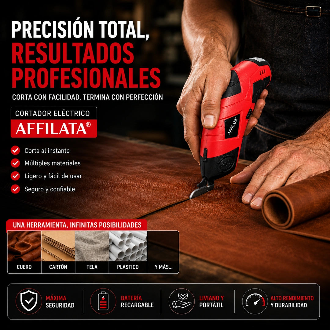 SwiftCut Pro - Corta múltiples materiales: Tijera Eléctrica Inalámbrica