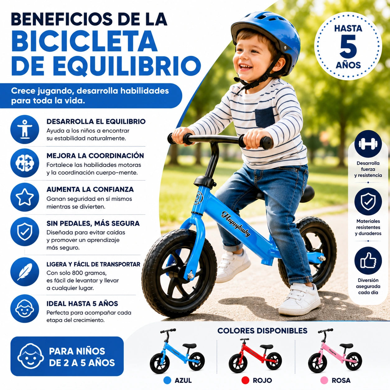 BalanceKids - Aprende a Andar sin Miedo: Bicicleta De Equilibrio Y Aprendizaje