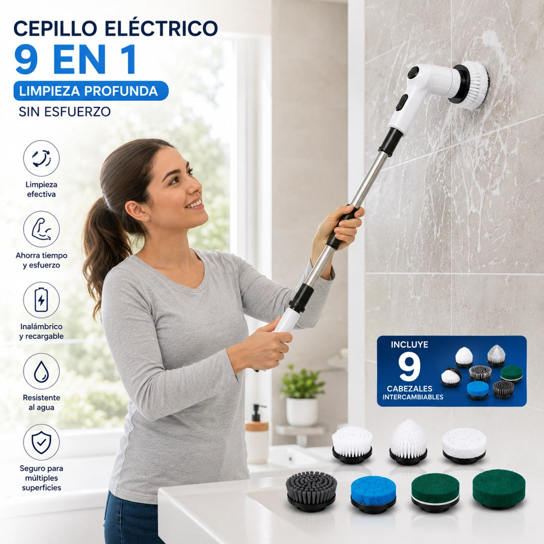 CleanForce - Remueve Suciedad Difícil Fácilmente 9 en 1
