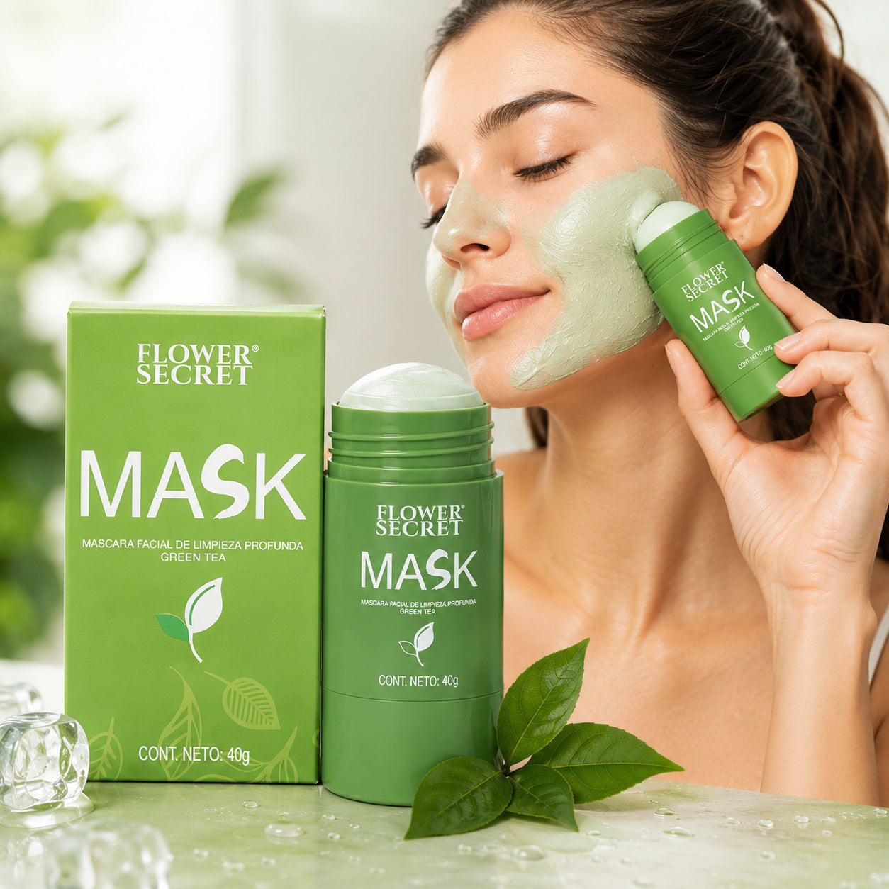 GreenGlow Mask - Piel limpia y revitalizada: MASCARILLA TE VERDE EN BARRA