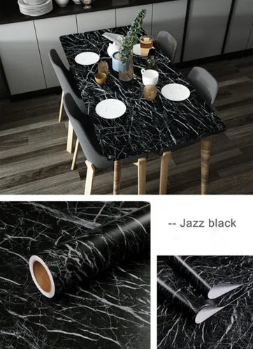 Papel adhesivo efecto mármol: Cubre imperfecciones y transforma tus espacios con un acabado limpio y elegante. largo 10 mts x 60 cm ancho