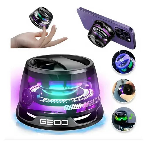 Parlante Magnético Portátil “MagBoom Pro G200: Solo tu celular y ganas de escuchar bien.