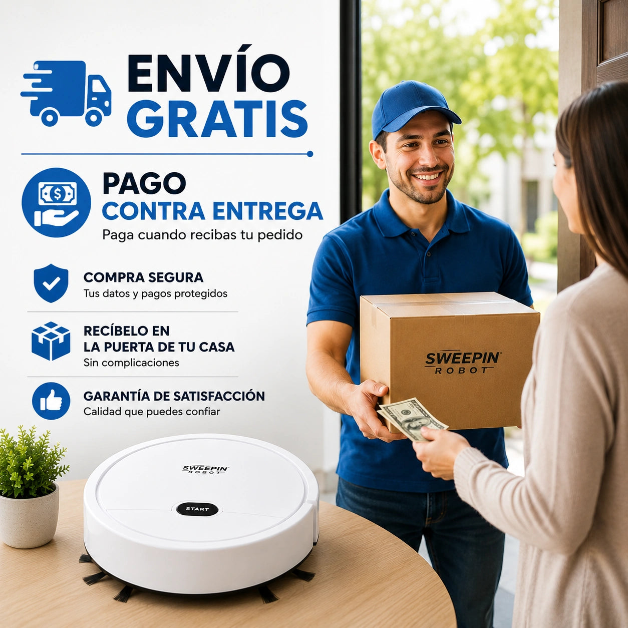 “SmartClean 360°” - ASPIRADORA ROBOT INTELIGENTE