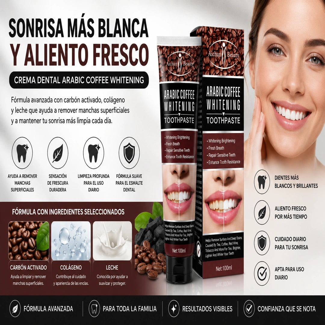 WhiteNova - Sonrisa más blanca al cepillar Crema Dental Blanqueadora