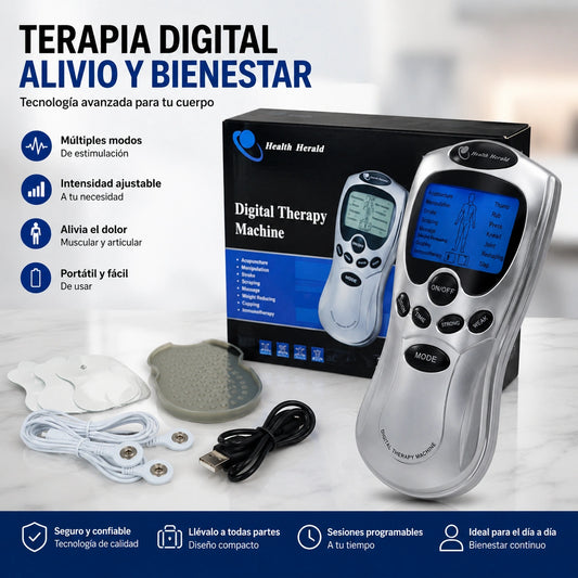 TensPro 4X - Recuperación muscular más rápida: MAQUINA ELECTROESTIMULADOR