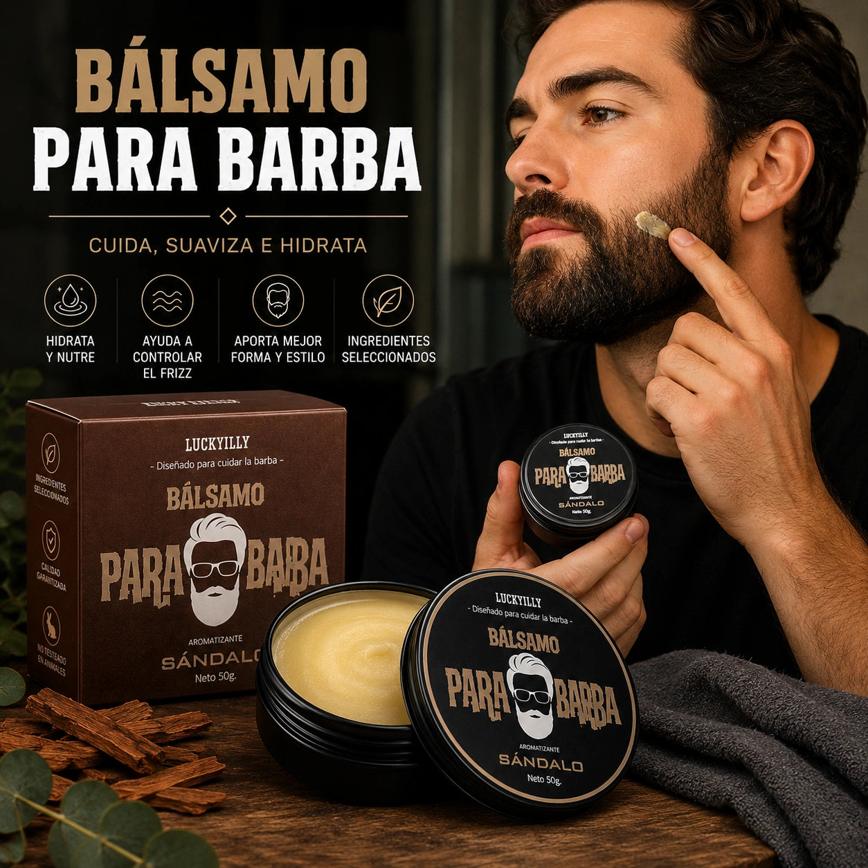 Valcron - Barba Definida Todo el Día: BALSAMO PARA BARBA
