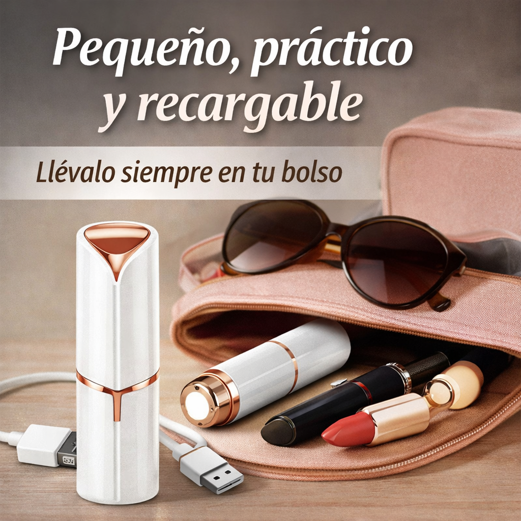 DEPILADORA FACIAL Suavidad Instantánea, Uso Fácil