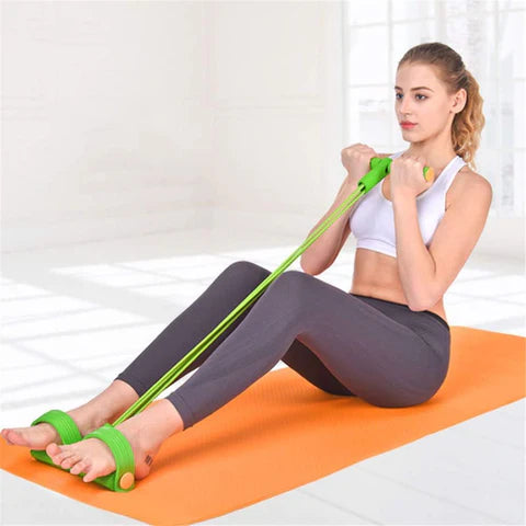 BodyFlex Pro - Entrena Donde Quieras: Bandas Elásticas Resistencia Con Pedal