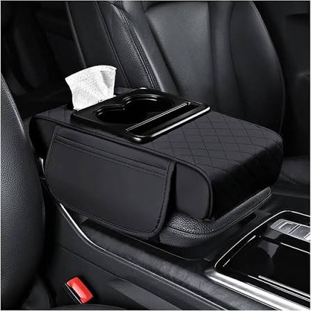 ComfortBox - Menos desorden, más comodidad:  Cojín Apoya brazos Consola PARA AUTO